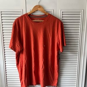Eddie Bauer, extra large orange T-shirt